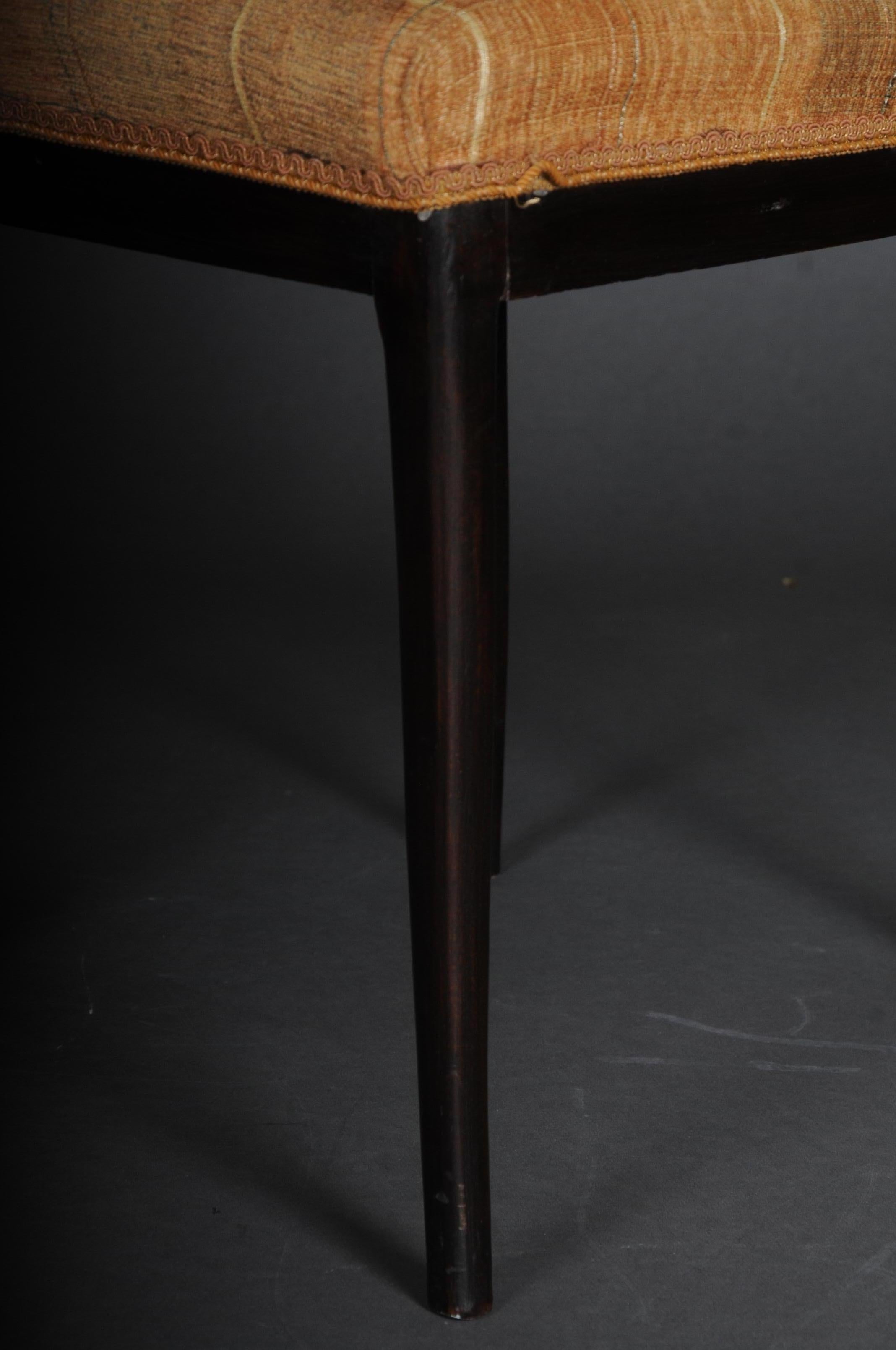 Set di 4 sedie classiche del XX secolo in stile Art Déco in vendita 2
