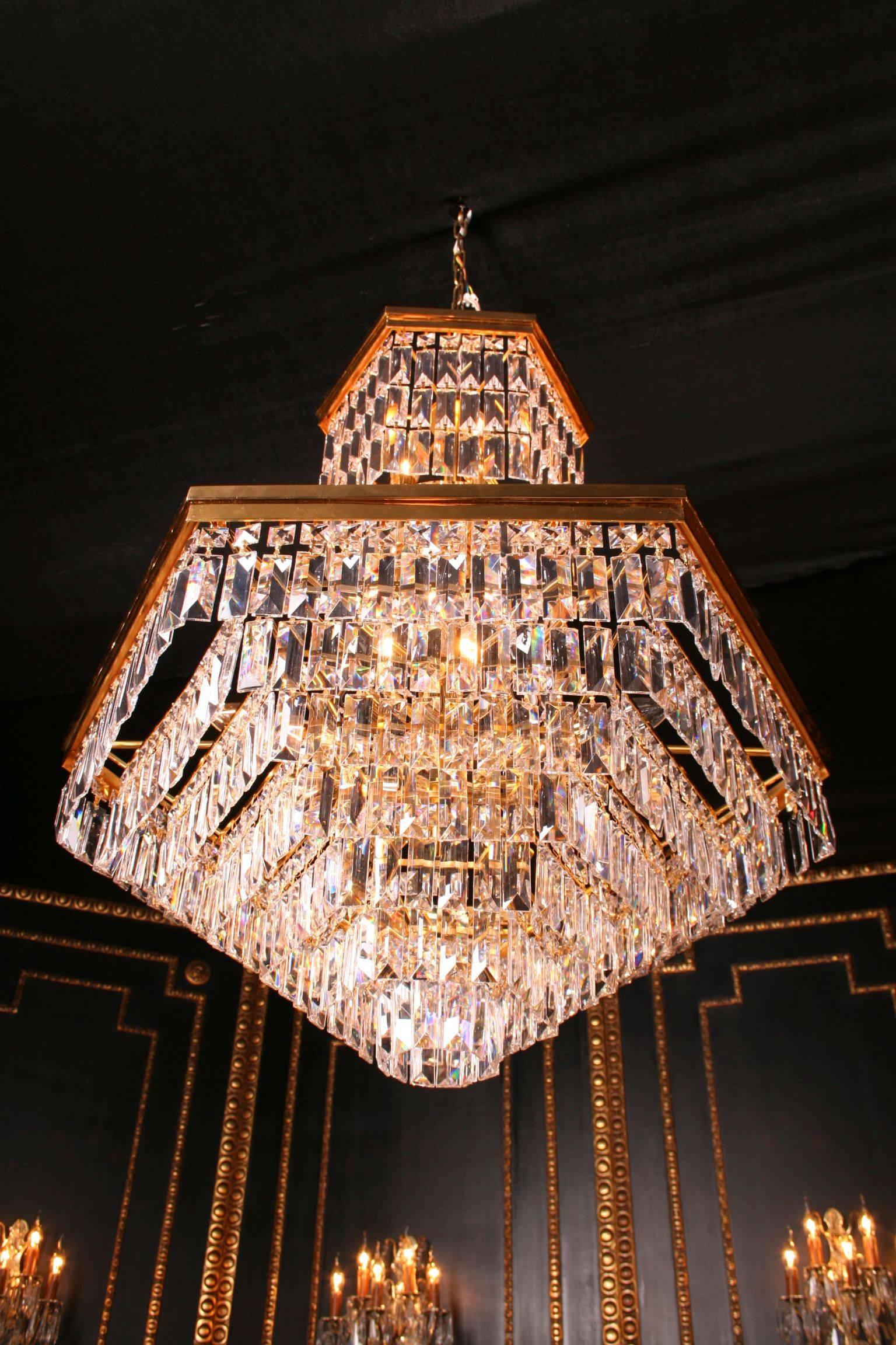 Neoclassical 20th Century Classicist Style Ceiling Chandelier For Sale