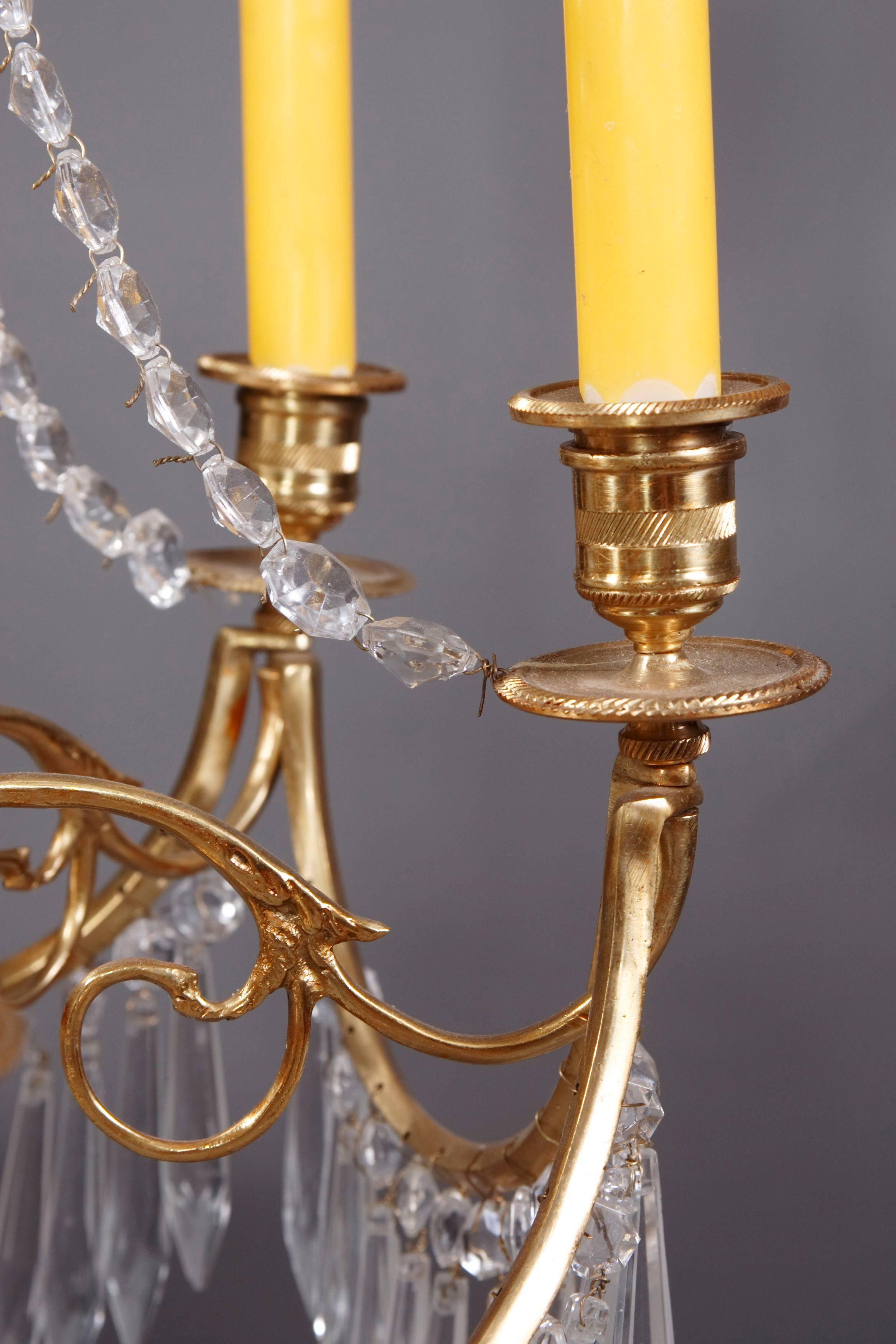 20th Century Classicist Style Girandole For Sale 4
