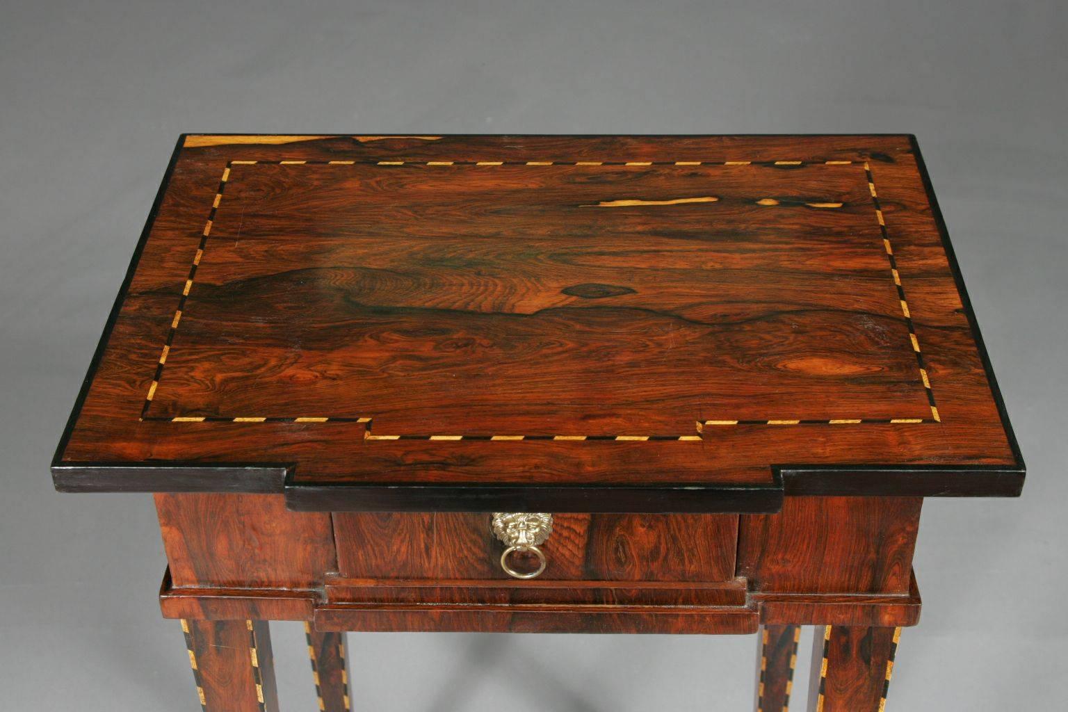 20th Century Classicist Style Occasional Side Table In Good Condition For Sale In Berlin, DE