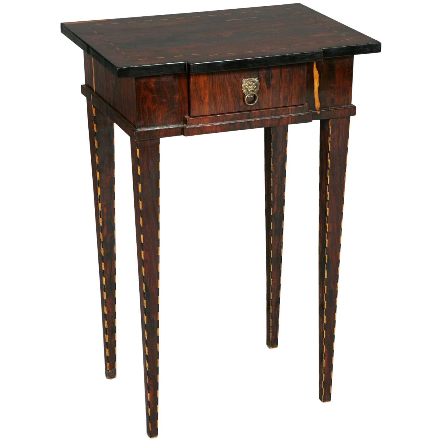 20th Century Classicist Style Occasional Side Table For Sale