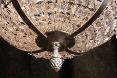 Candelabro de techo estilo Imperio Sueco del siglo XX