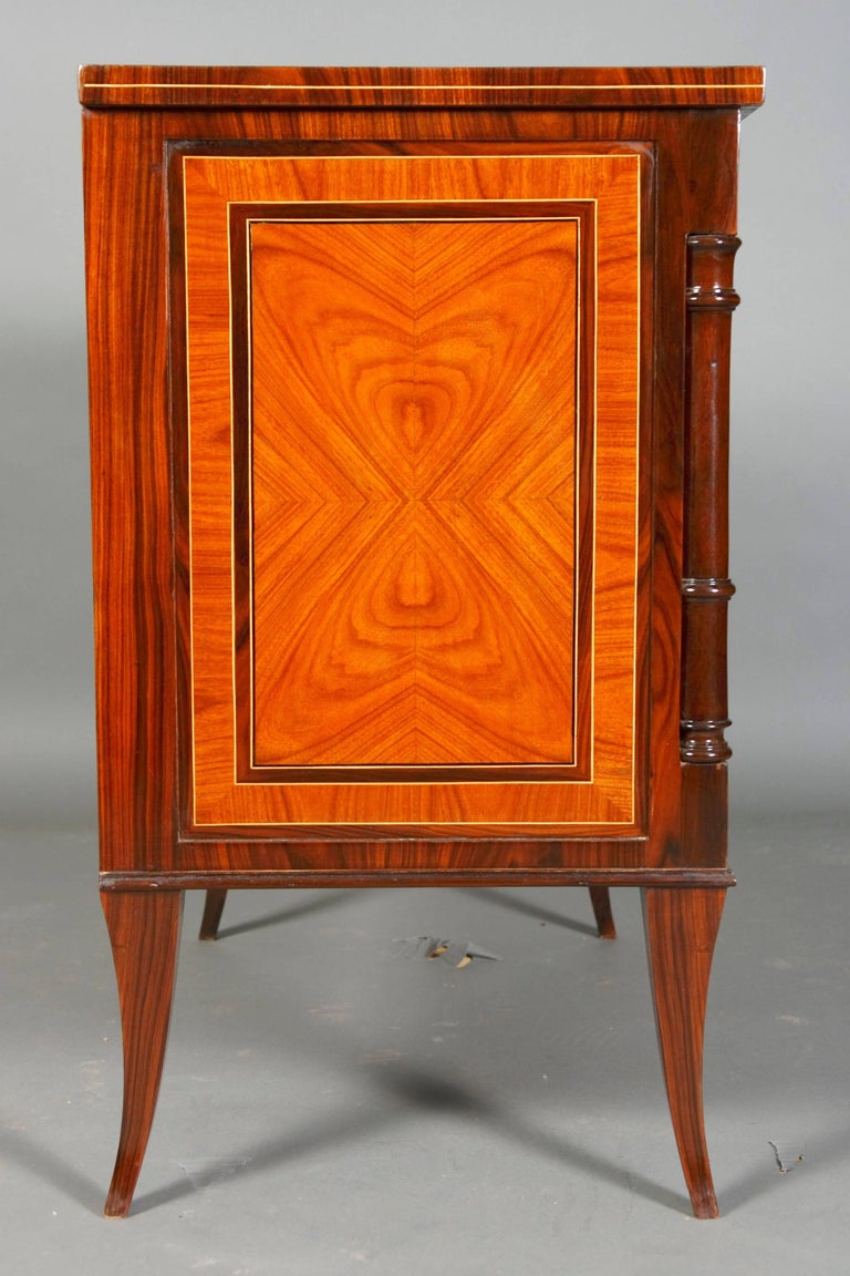 20th Century Classicist Style Tulip Mirror Commode For Sale at 1stDibs