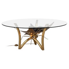 Vintage 20th Century Coffee Table Attributable to Maison Jansen, France, circa 1970