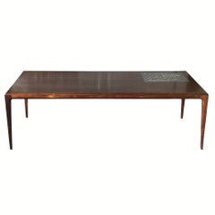 Siglo XX, Mesa de centro danesa de palisandro de Severin Hansen y Nils Thorsson