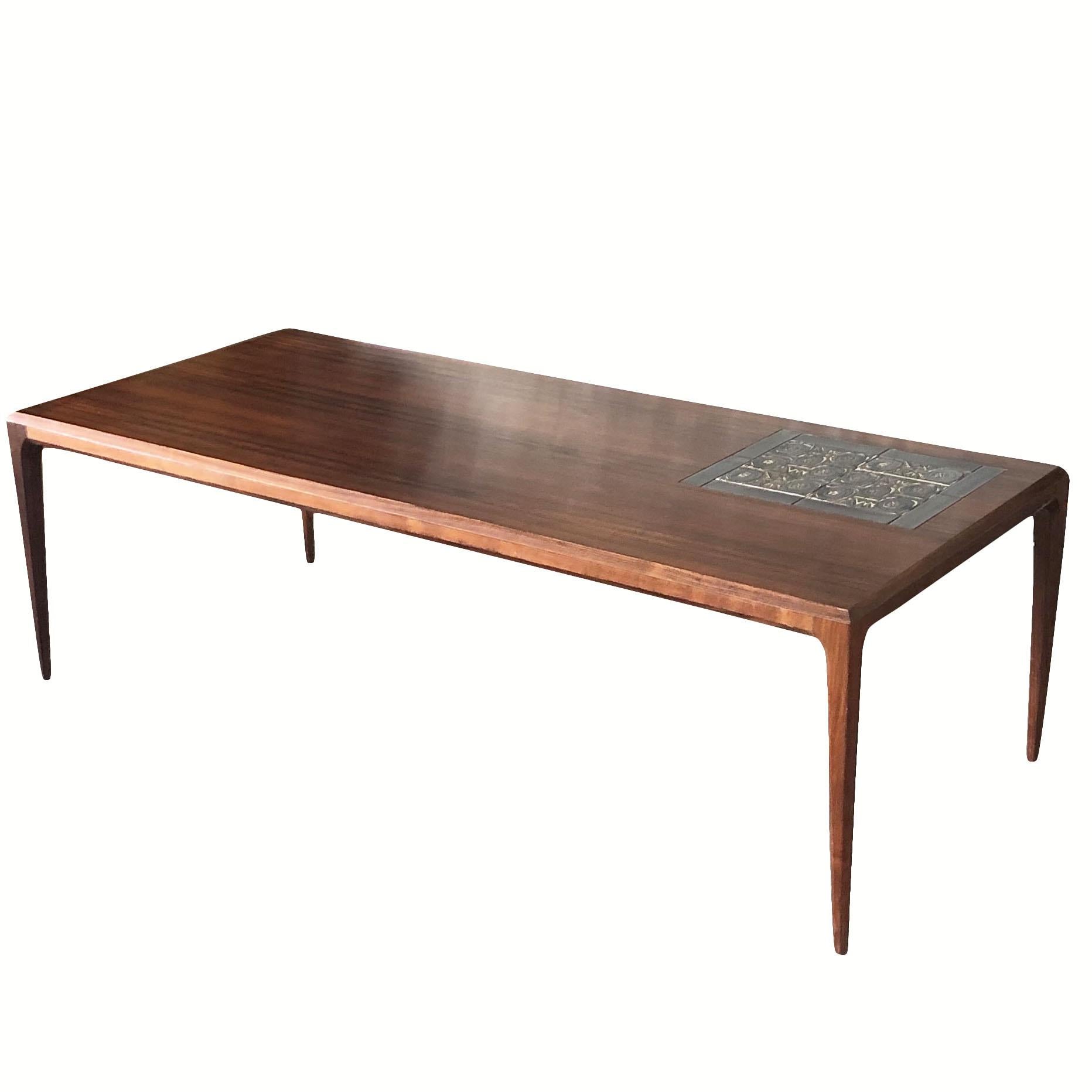 20th Century, Danish Rosewood Coffee Table by Severin Hansen & Nils Thorsson For Sale 1