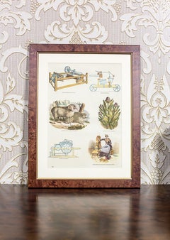 20th Century Colorful Graphic / Textile Manufacture