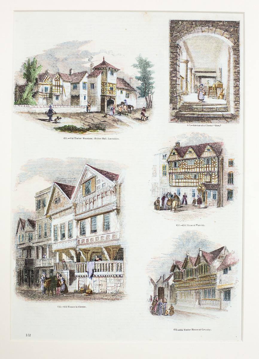 European 20th-Century Colorful Graphic / Timber-Framed Construction For Sale