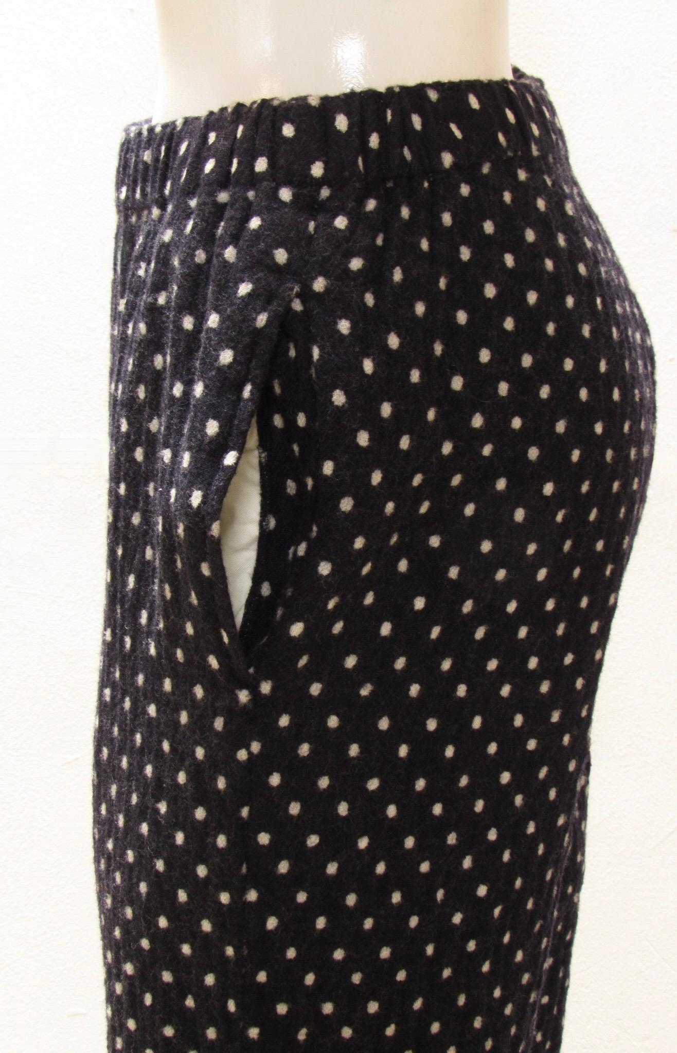 Women's 20th Century Comme des Garçons Black and White Polkadot Pants For Sale