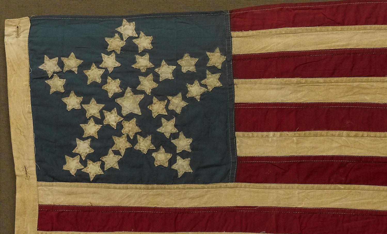 20th Century Commemorative 34-Star American Flag with 
