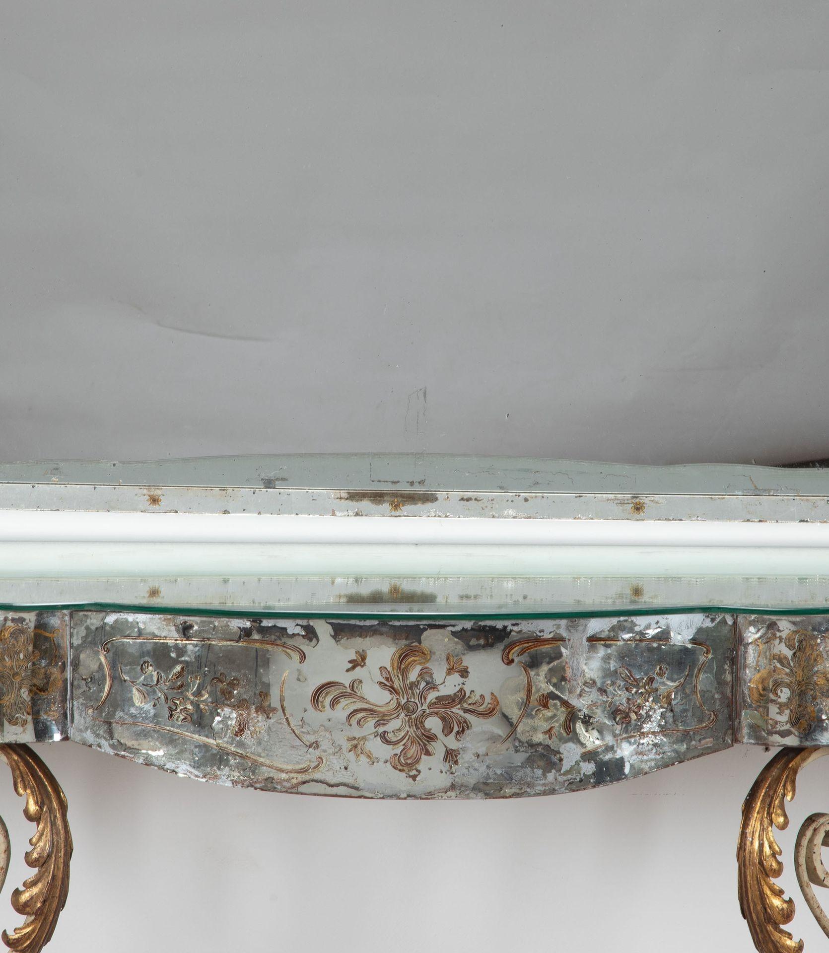 20th Century Console Table in the manner of Gilbert Poillerat For Sale 5
