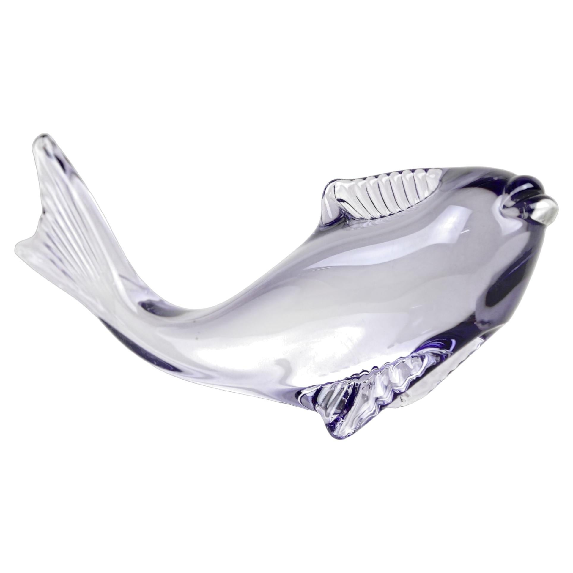 20th Century Contemporary Murano Glass Fish, Mid Century Modern, Italy ca 1970 For Sale