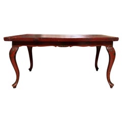 20th Century Continental Chinoiserie Red Coffee Table
