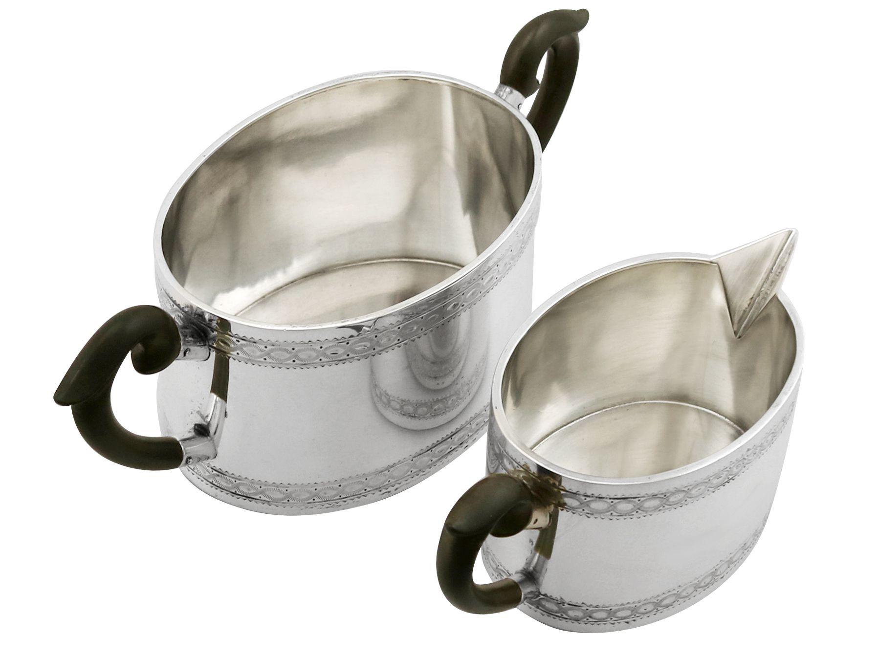 20th Century Continental Silver Five-Piece Tea and Coffee Service For Sale 10
