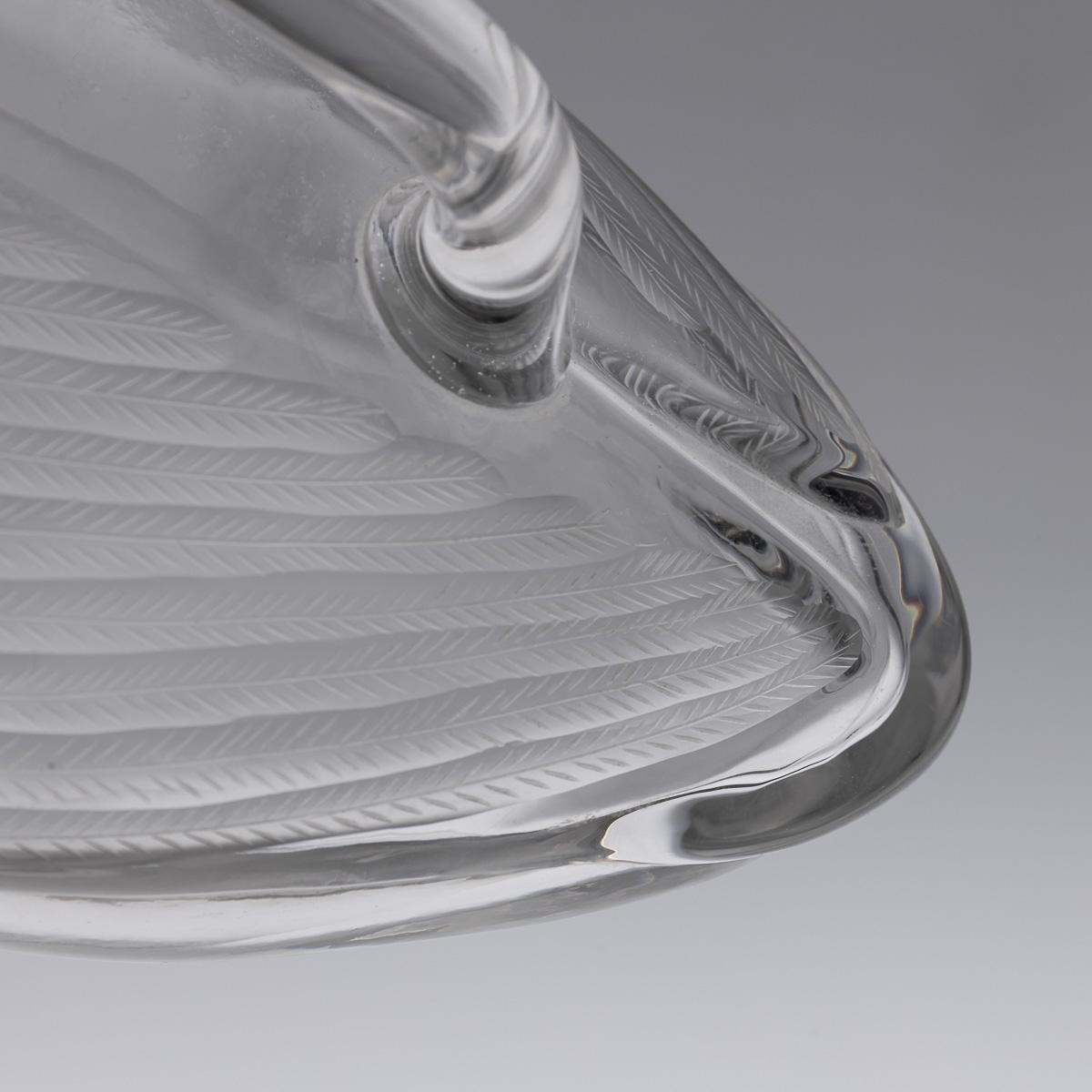 20th Century Continental Solid Silver & Clear Glass Novelty 'Duck' Claret Jug For Sale 7