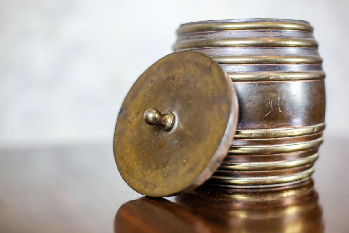 Brass 20th Century Copper Snuff Box For Sale