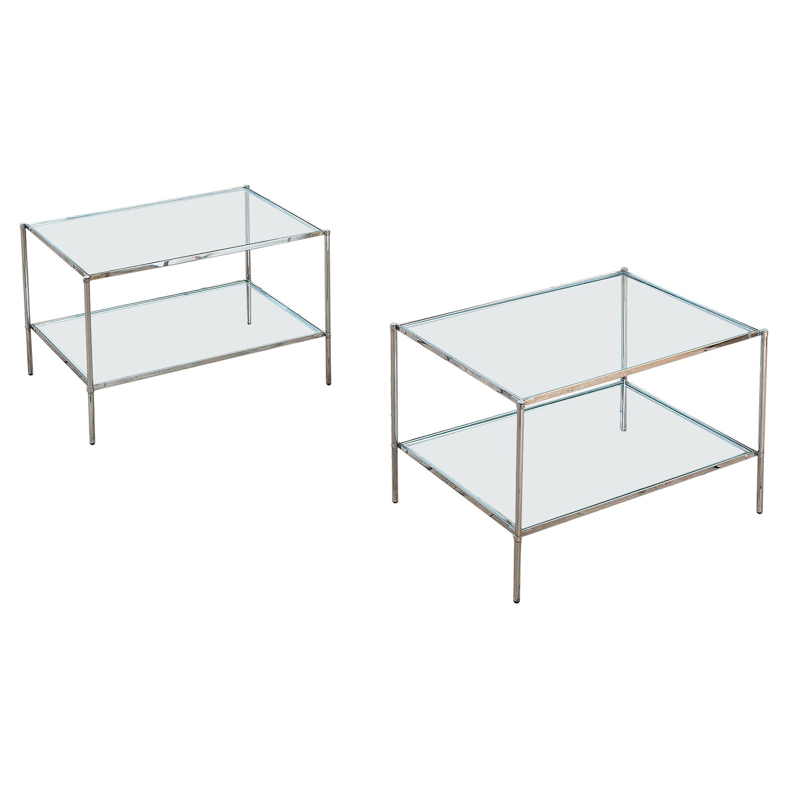 Paire de tables Corrado Corradi dell'Acqua du 20ème siècle T12 Montecarlo Azucena