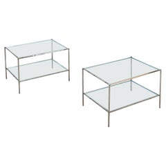 Paire de tables Corrado Corradi dell'Acqua du 20ème siècle T12 Montecarlo Azucena