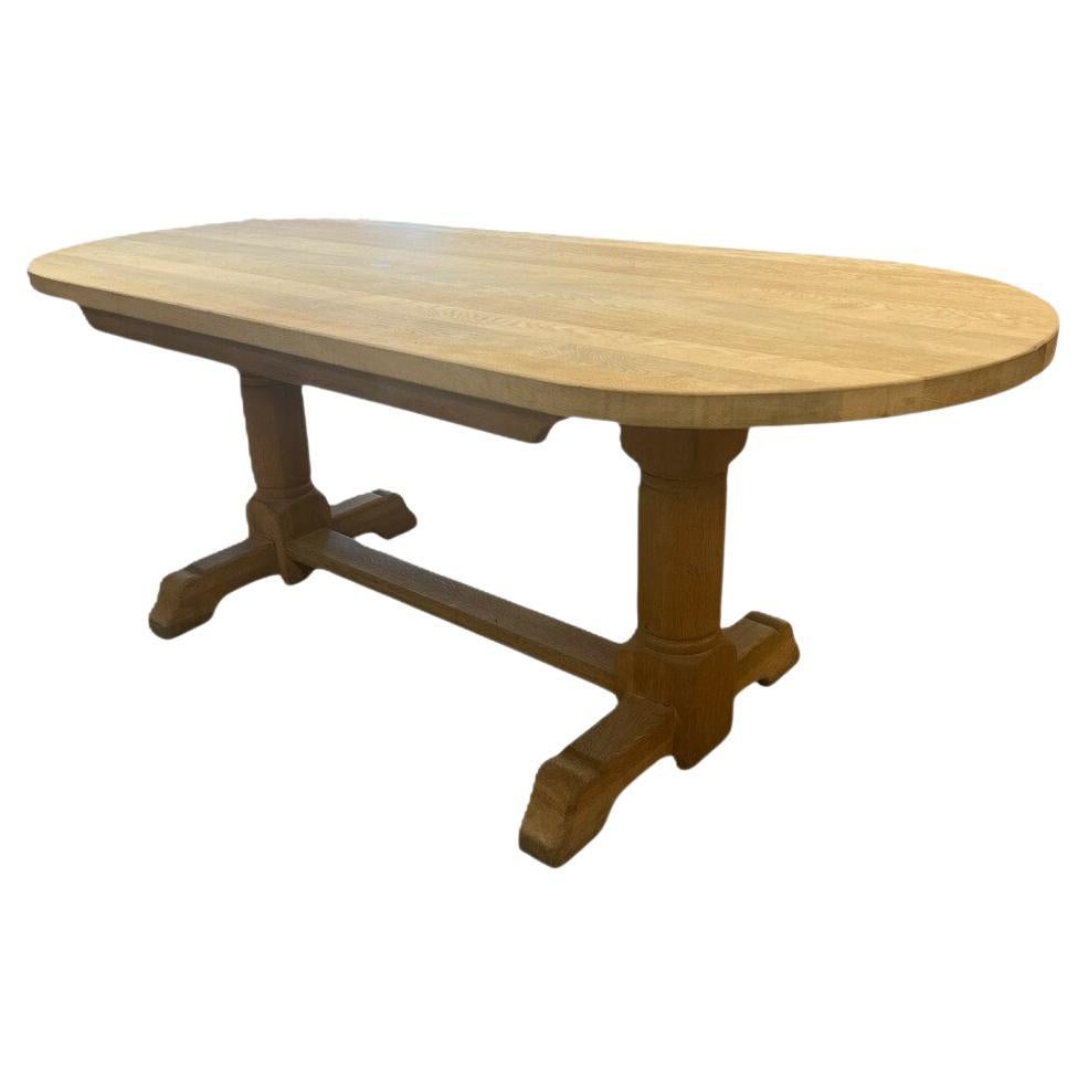 20th Century Country French Oak Dining Table