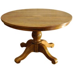 20th Century Country Style Round Dining Table