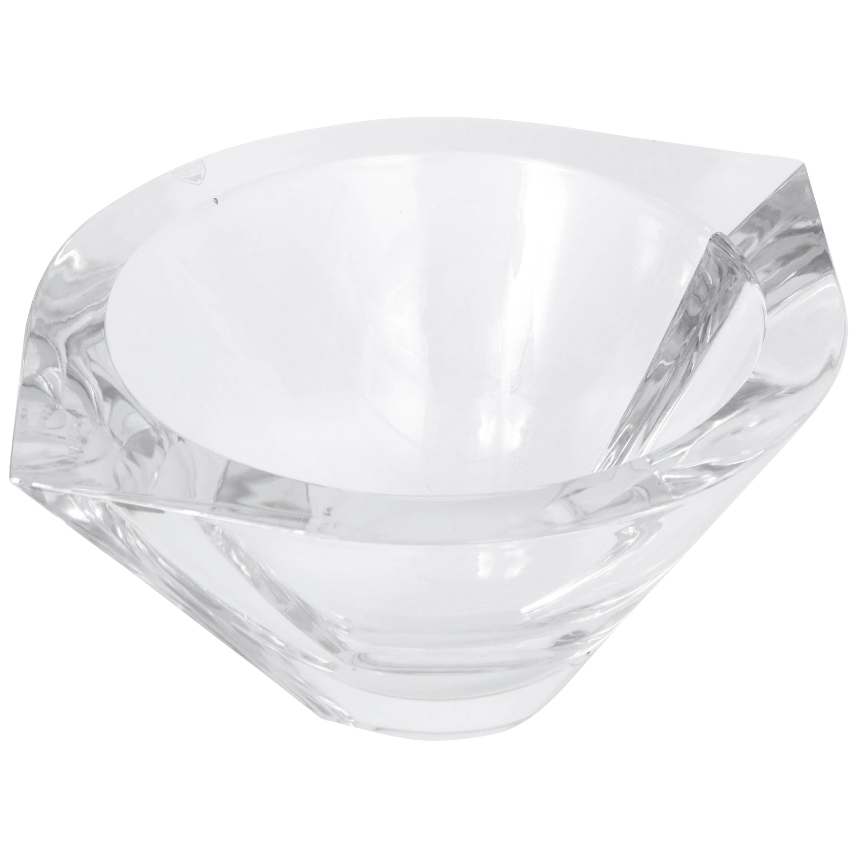 20th Century Crystal Bowl For Sale