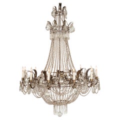 Lustre en cristal du 20e siècle, deux exemplaires disponibles