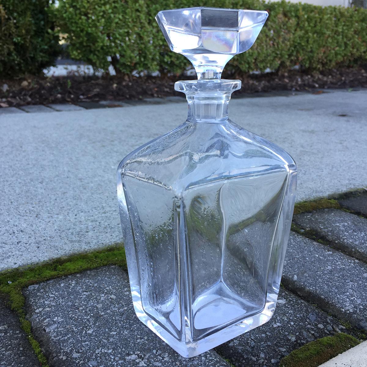 20th century crystal decanter.