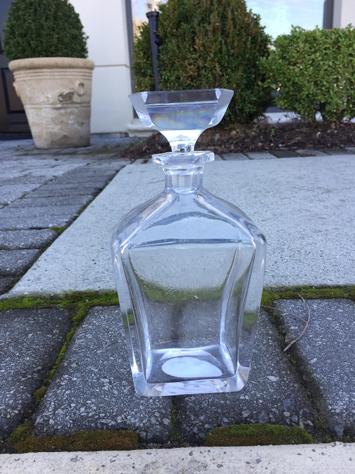 20th Century Crystal Decanter In Good Condition For Sale In Atlanta, GA