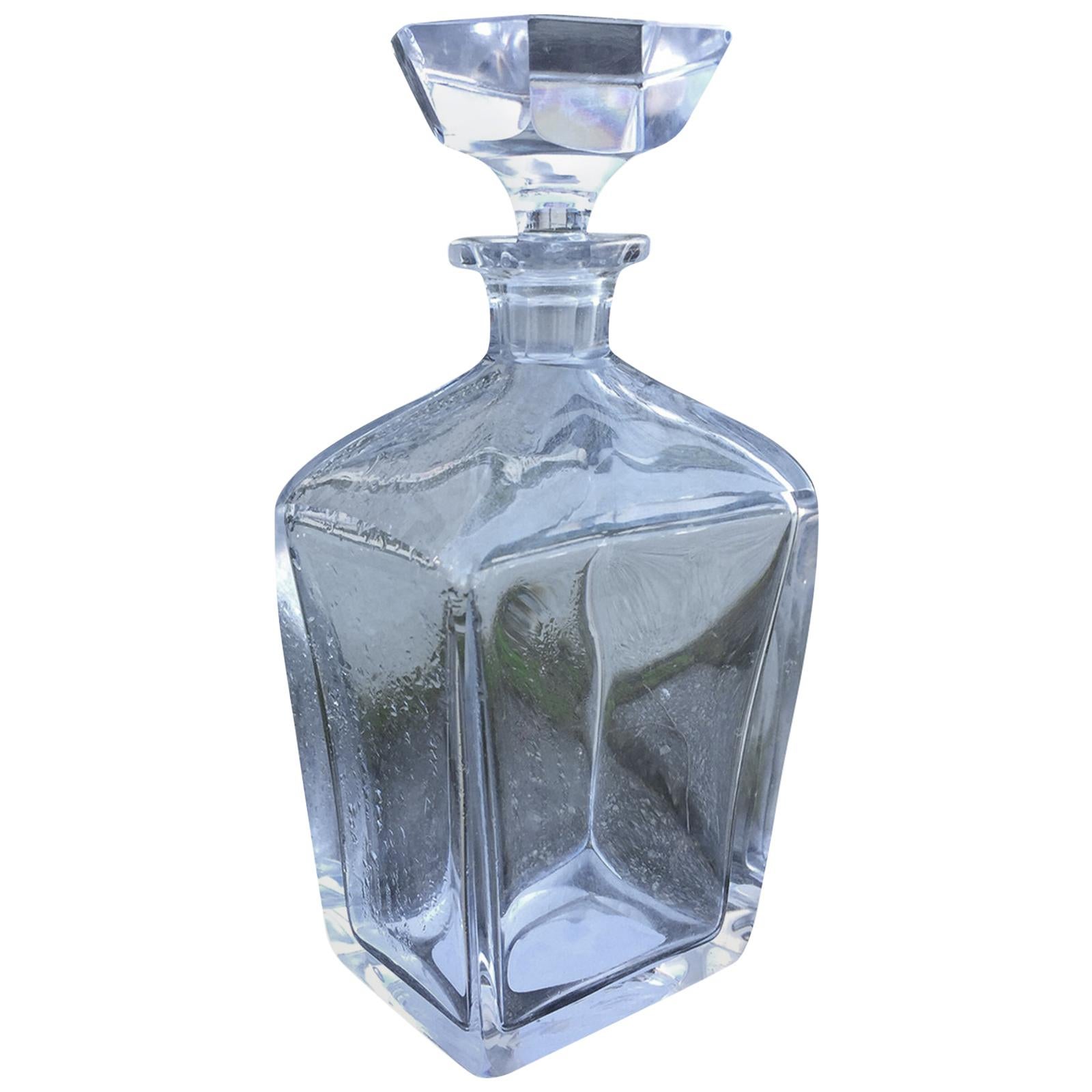 20th Century Crystal Decanter For Sale