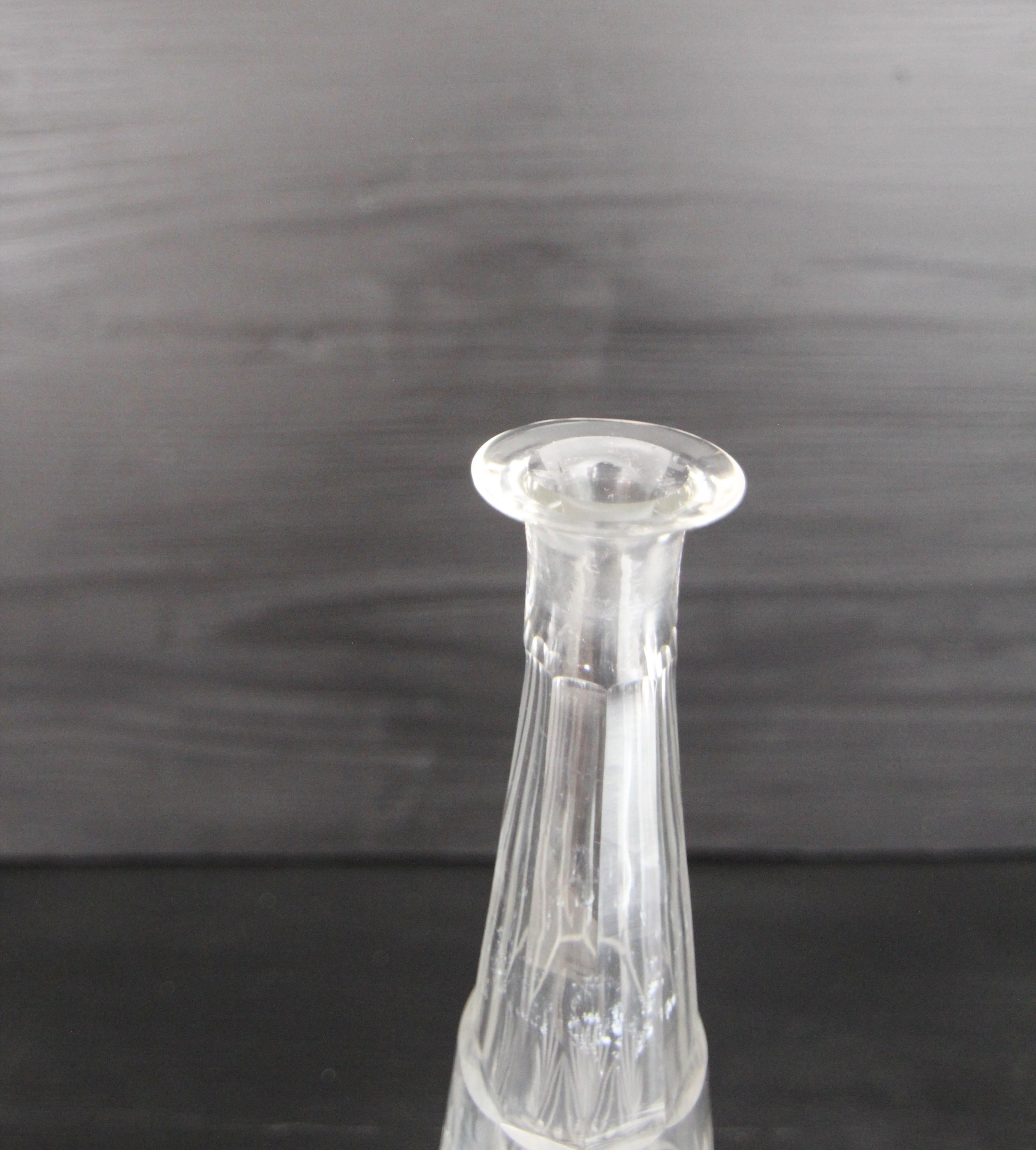 Carafe en cristal du 20e siècle en vente 4