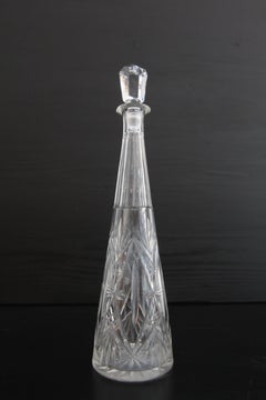 20th Century Crystal Glass Carafe