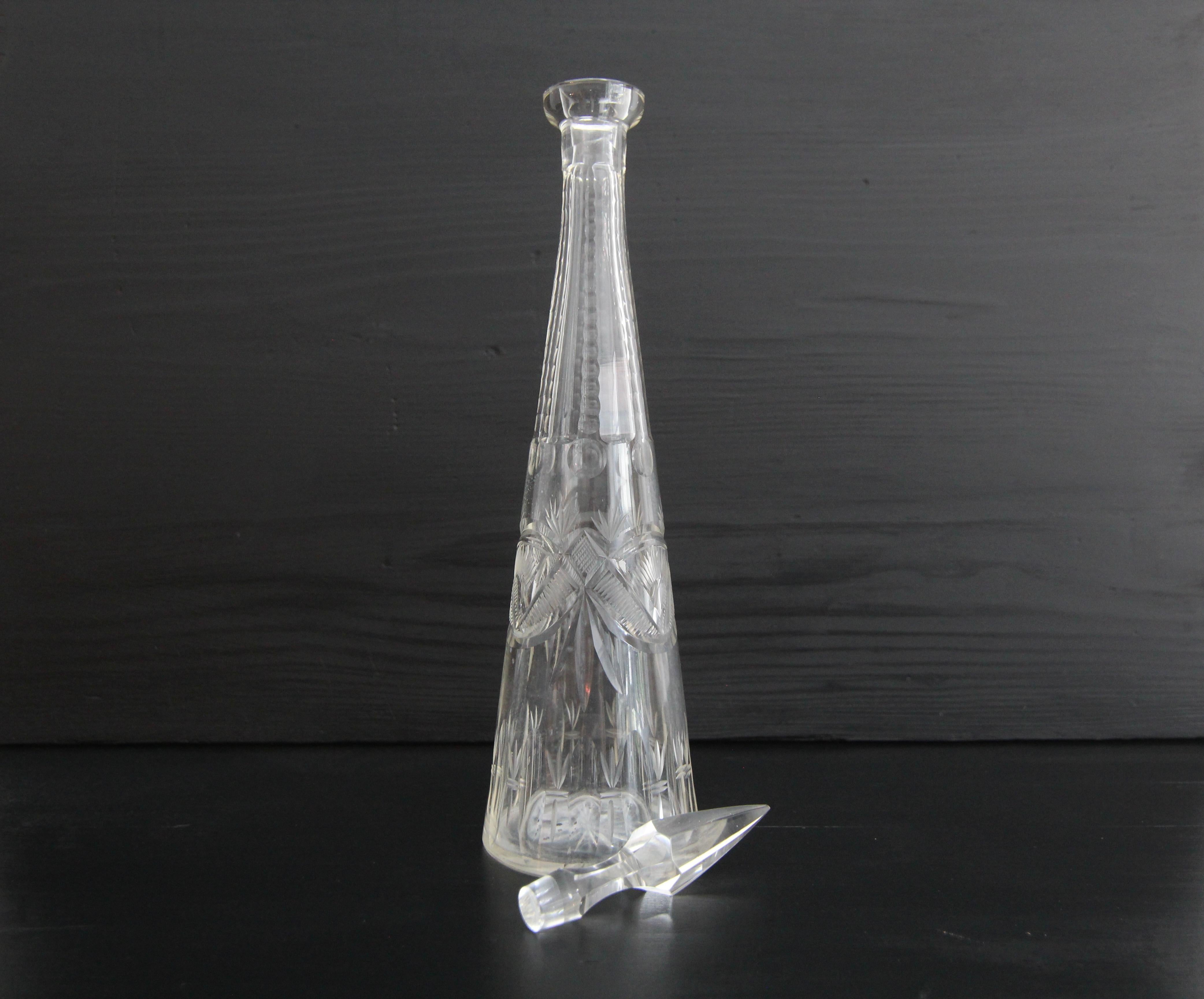 Carafe en cristal du 20e siècle Bon état - En vente à Dusseldorf, DE
