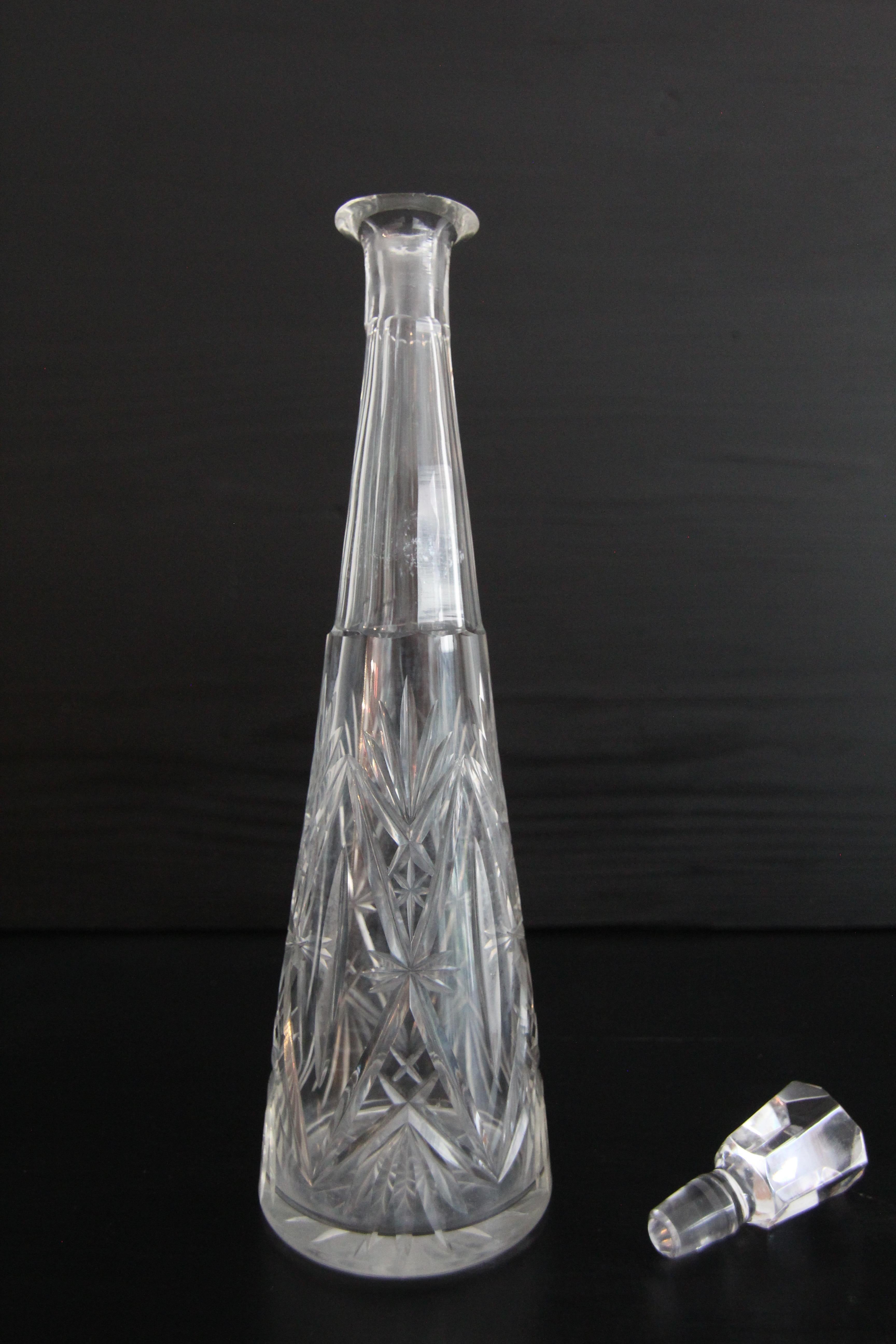 Carafe en cristal du 20e siècle en vente 1
