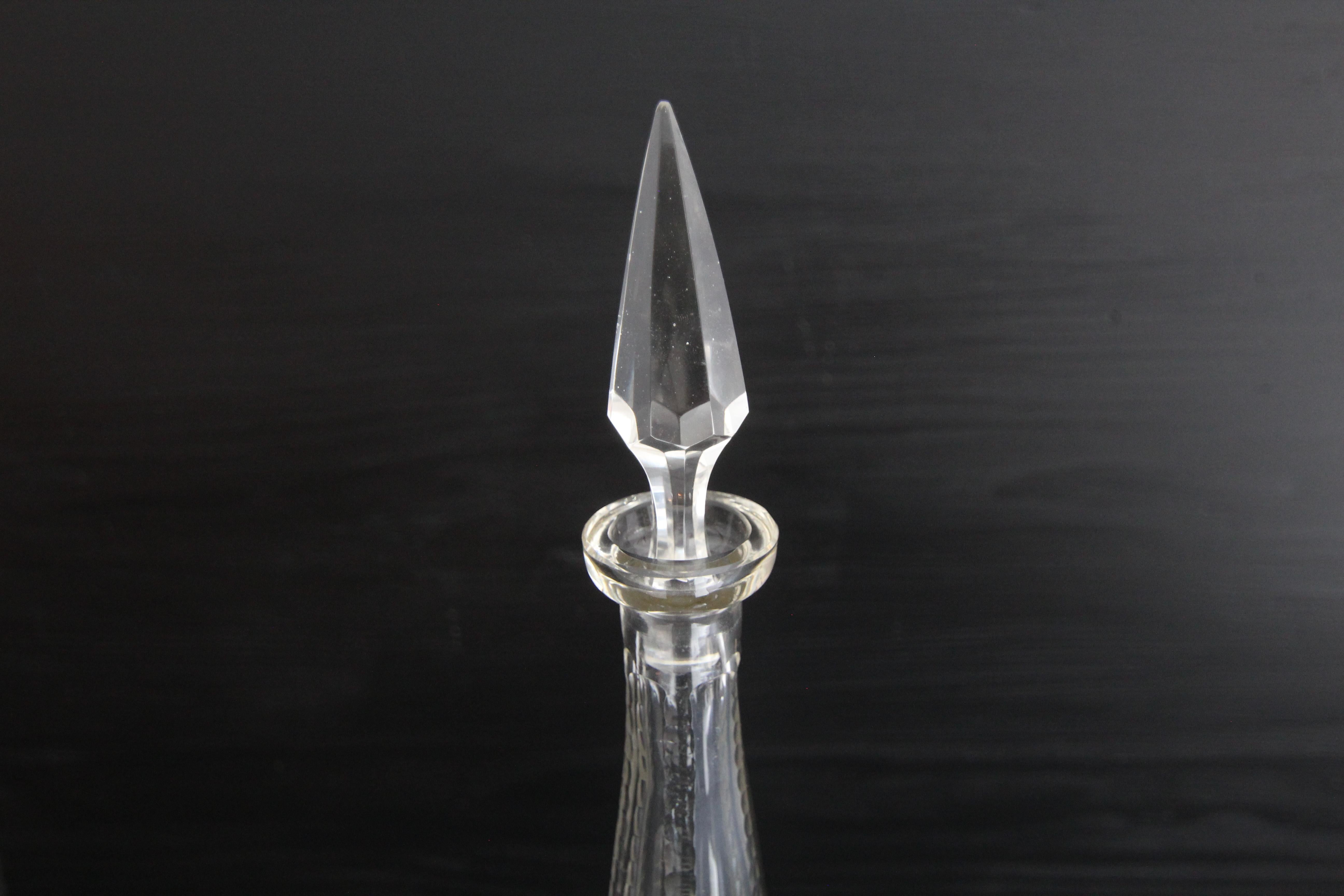 Carafe en cristal du 20e siècle en vente 4