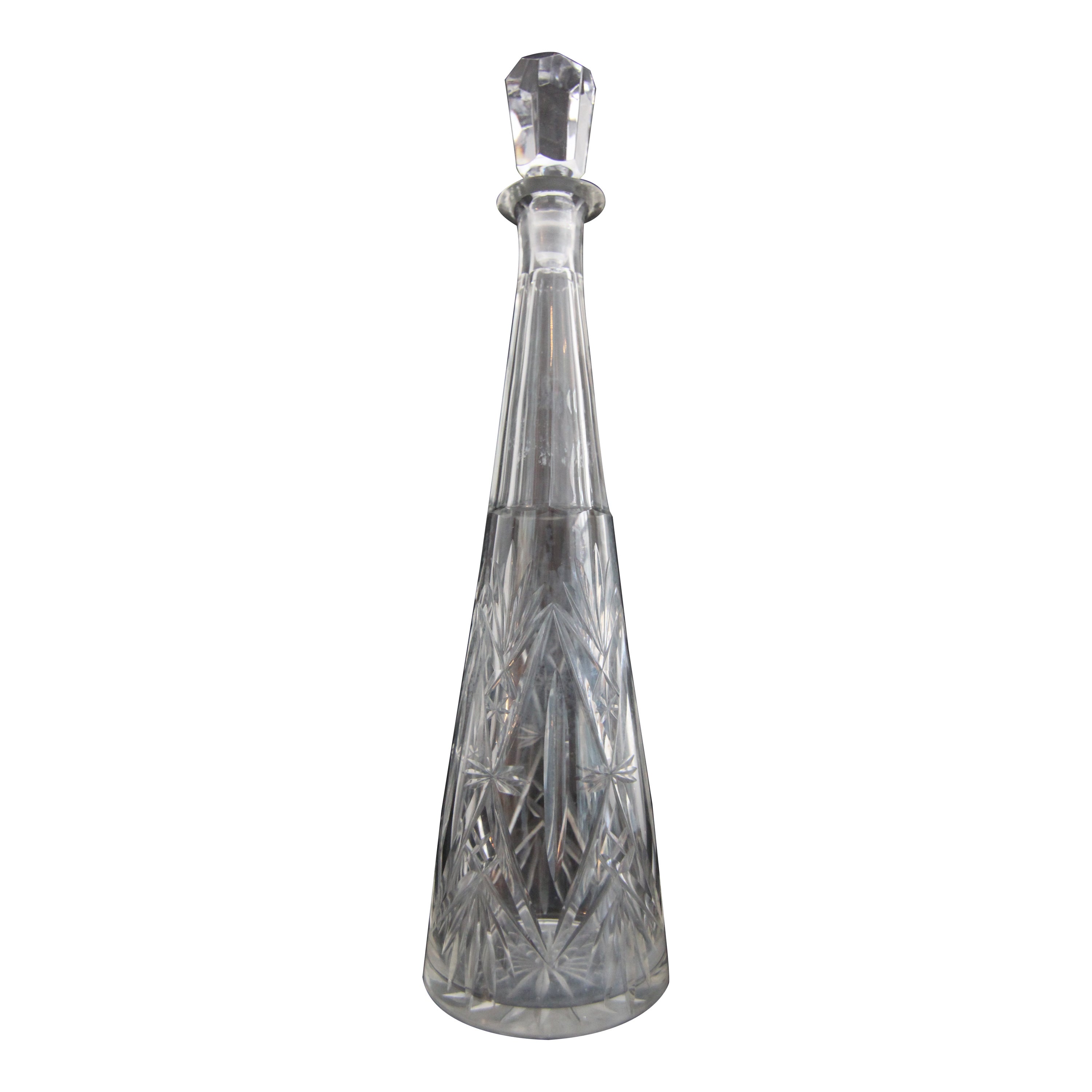 Carafe en cristal du 20e siècle