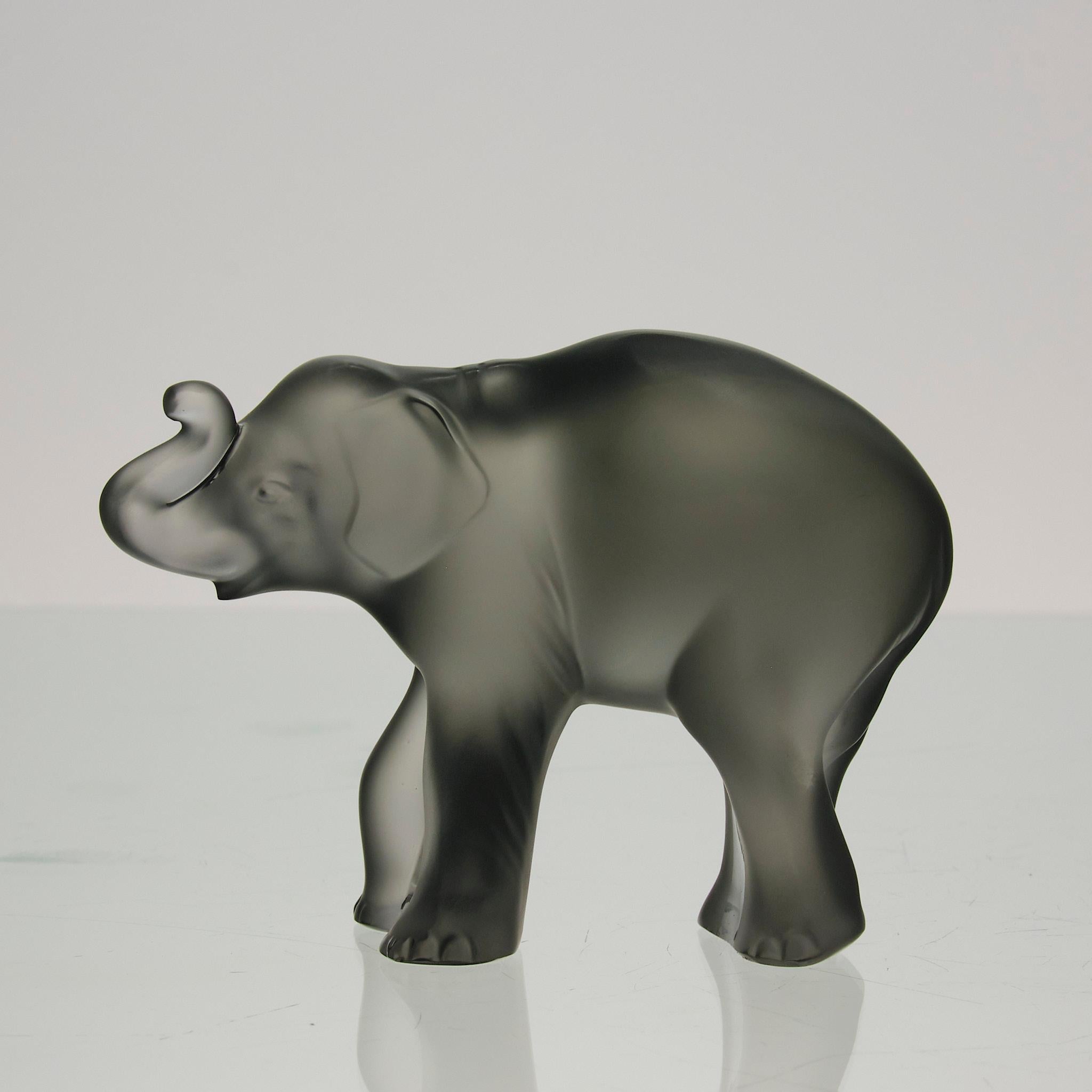 Moderne Sculpture en cristal de verre du 20e siècle intitulée 