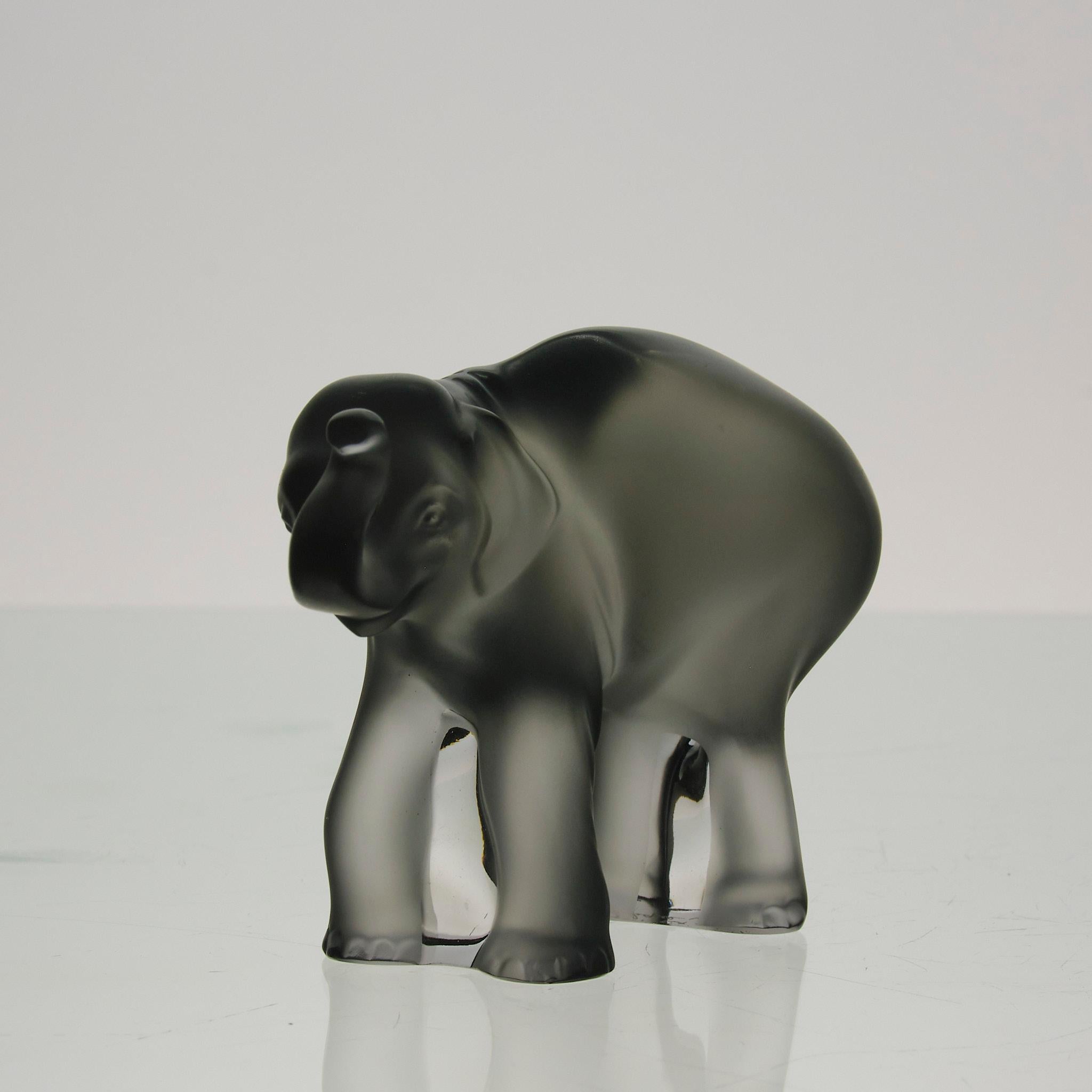 Français Sculpture en cristal de verre du 20e siècle intitulée 