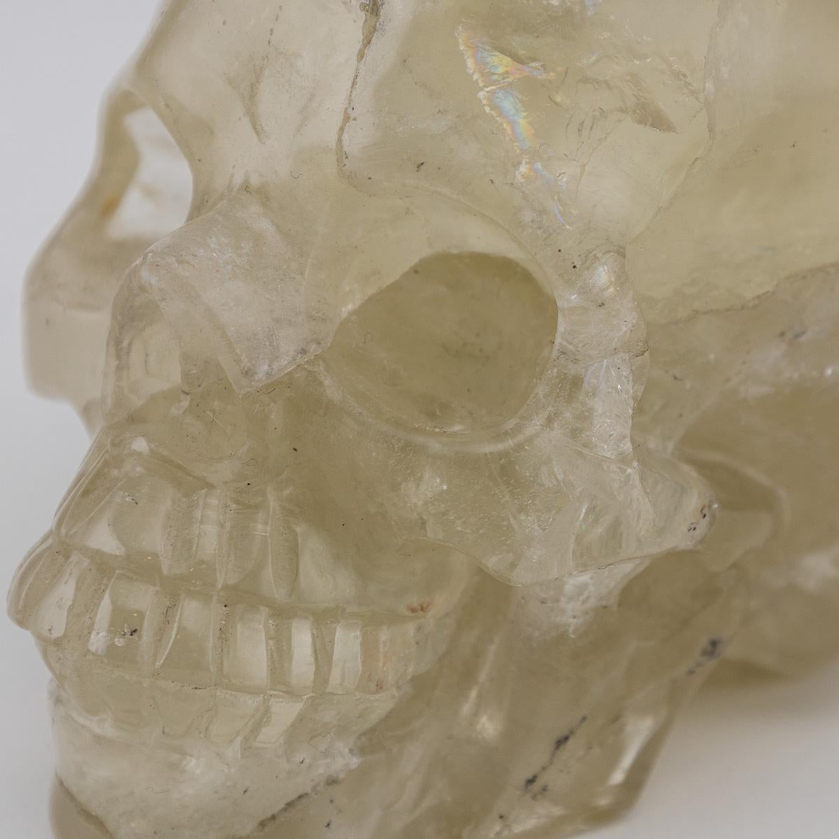 Crâne de cristal du 20e siècle en vente 3