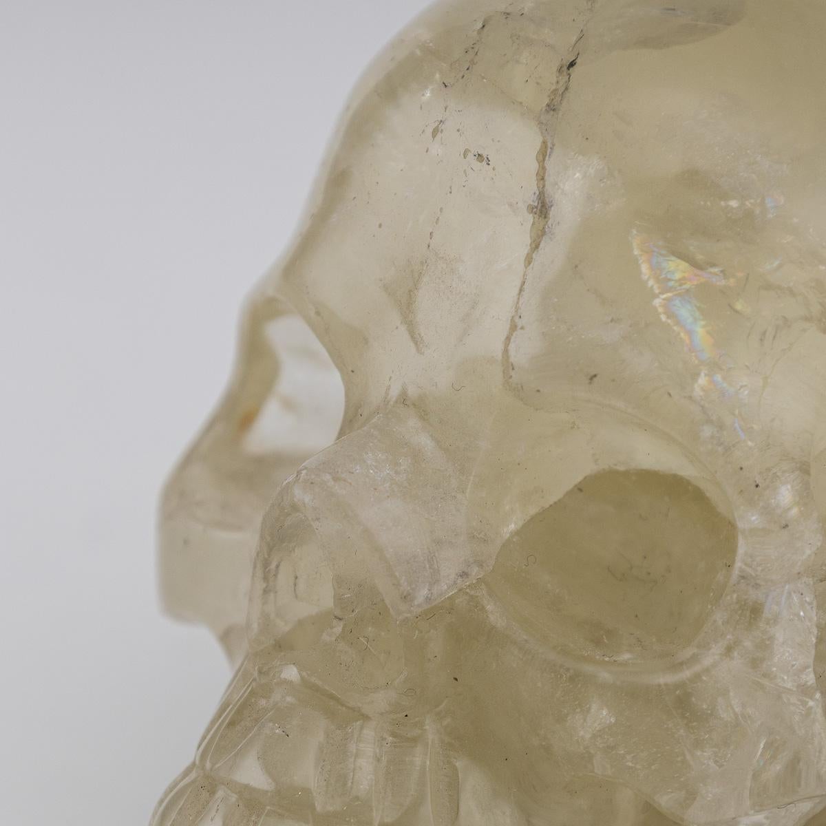 Crâne de cristal du 20e siècle en vente 4