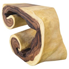 Tavolino con piedistallo in Wood del 20° secolo