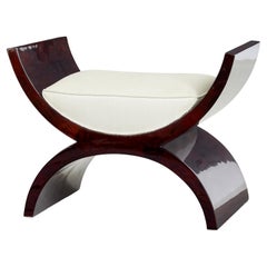 20th Century curule form stool