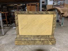20th Century Custom Marbleized Pedestal