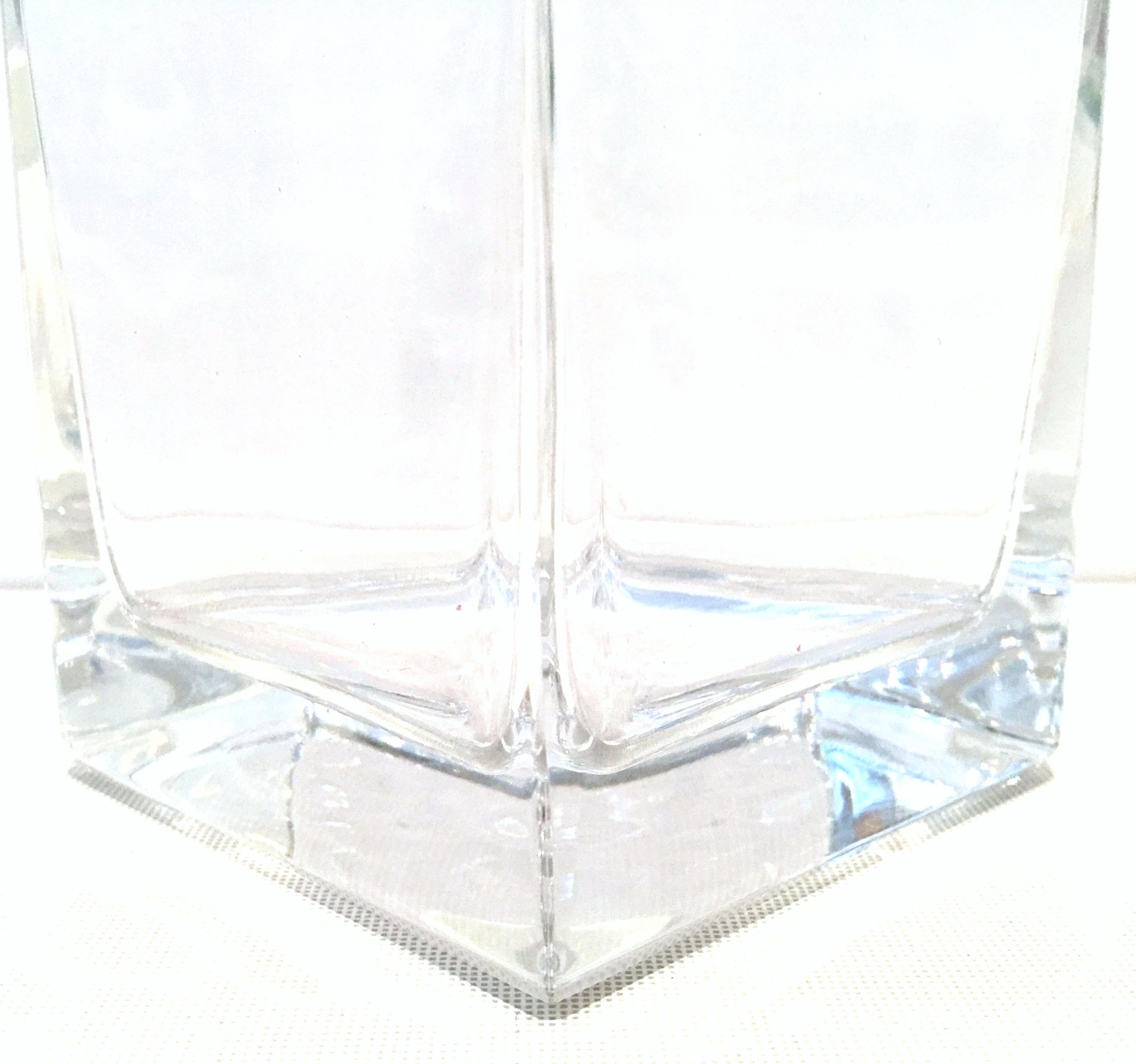 20th Century Tiffany Cut Crystal Liquor Decanter & Stem Drink Glasses, Set of 6  For Sale 6