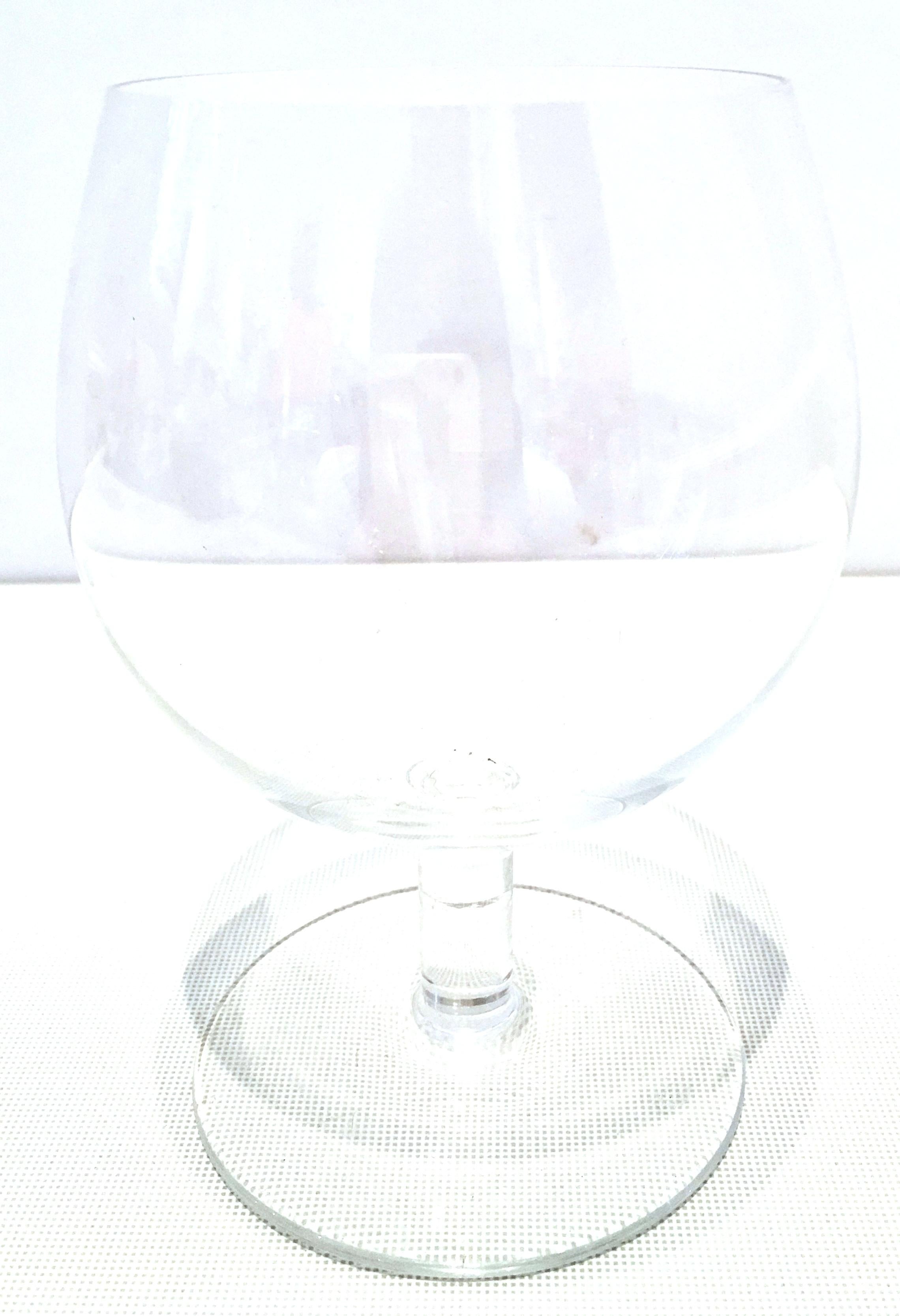 20th Century Tiffany Cut Crystal Liquor Decanter & Stem Drink Glasses, Set of 6  For Sale 8