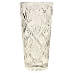 20th Century Cut Crystal Vase