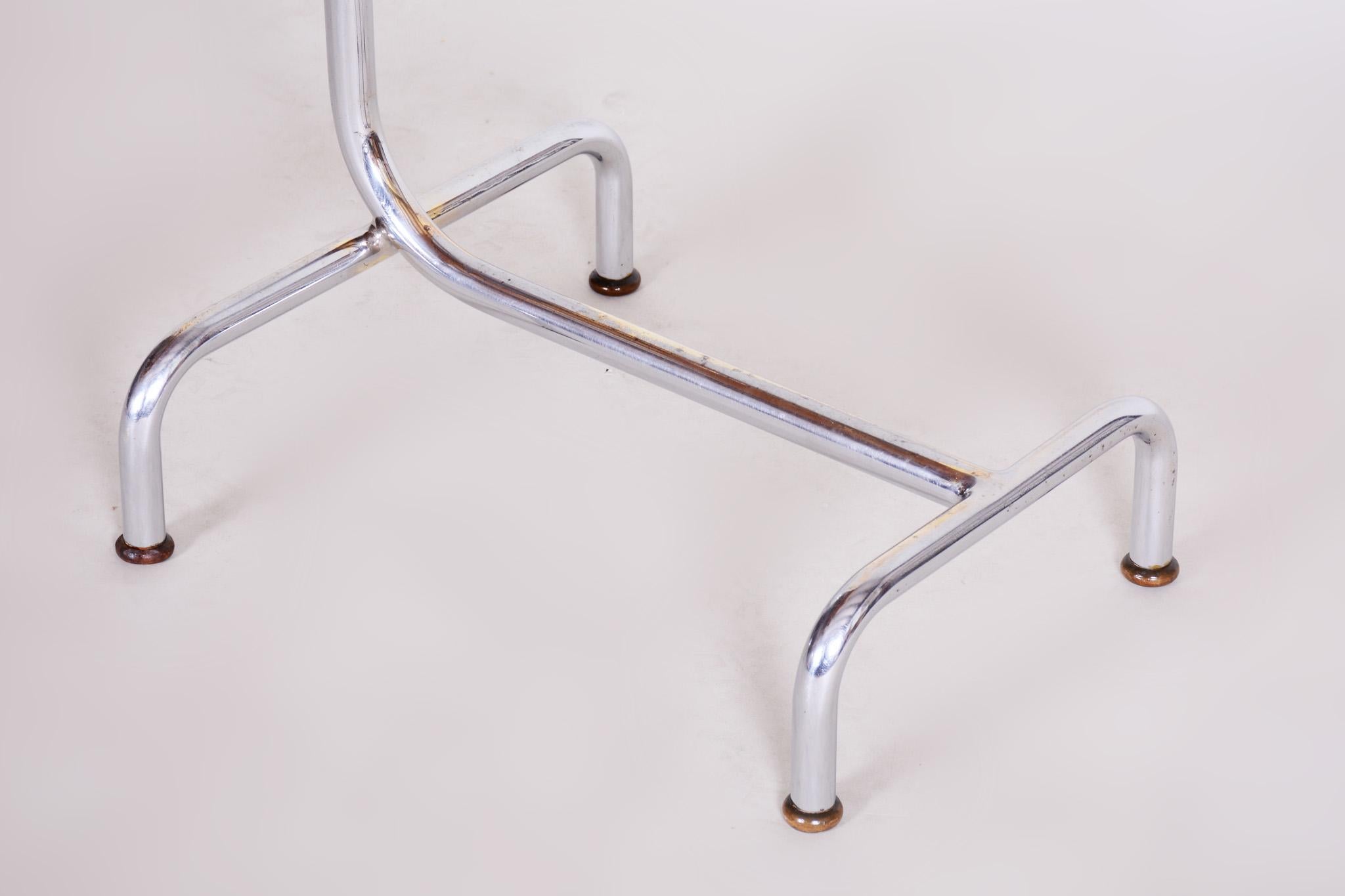 20th Century Czech Adjustable Bauhaus Table, Chrome, Mücke, Melder, 1930s 4