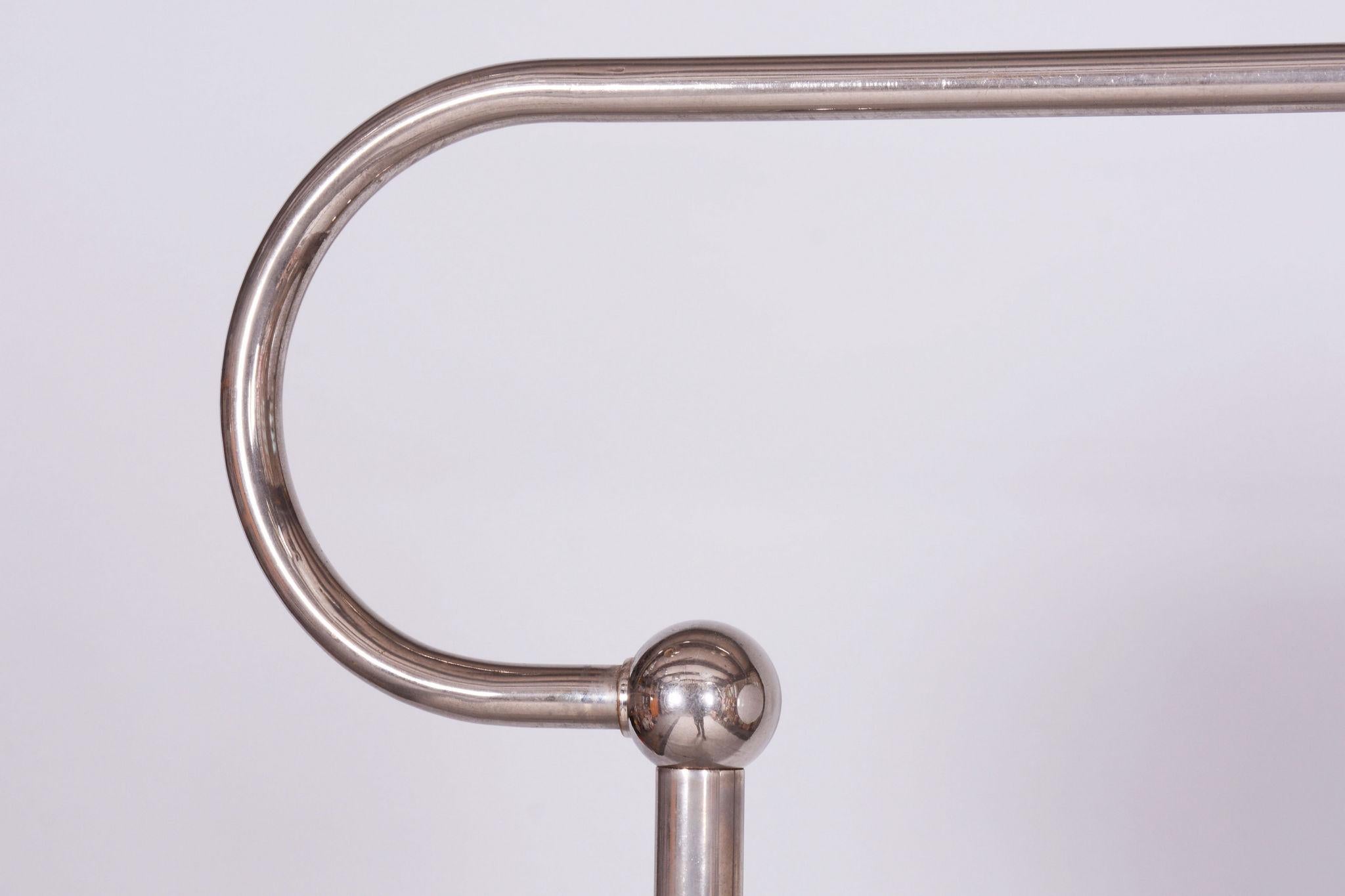 20th Century Czech Bauhaus Chrome Floor Lamp, by Hynek Gottwald, 1930s For Sale 3