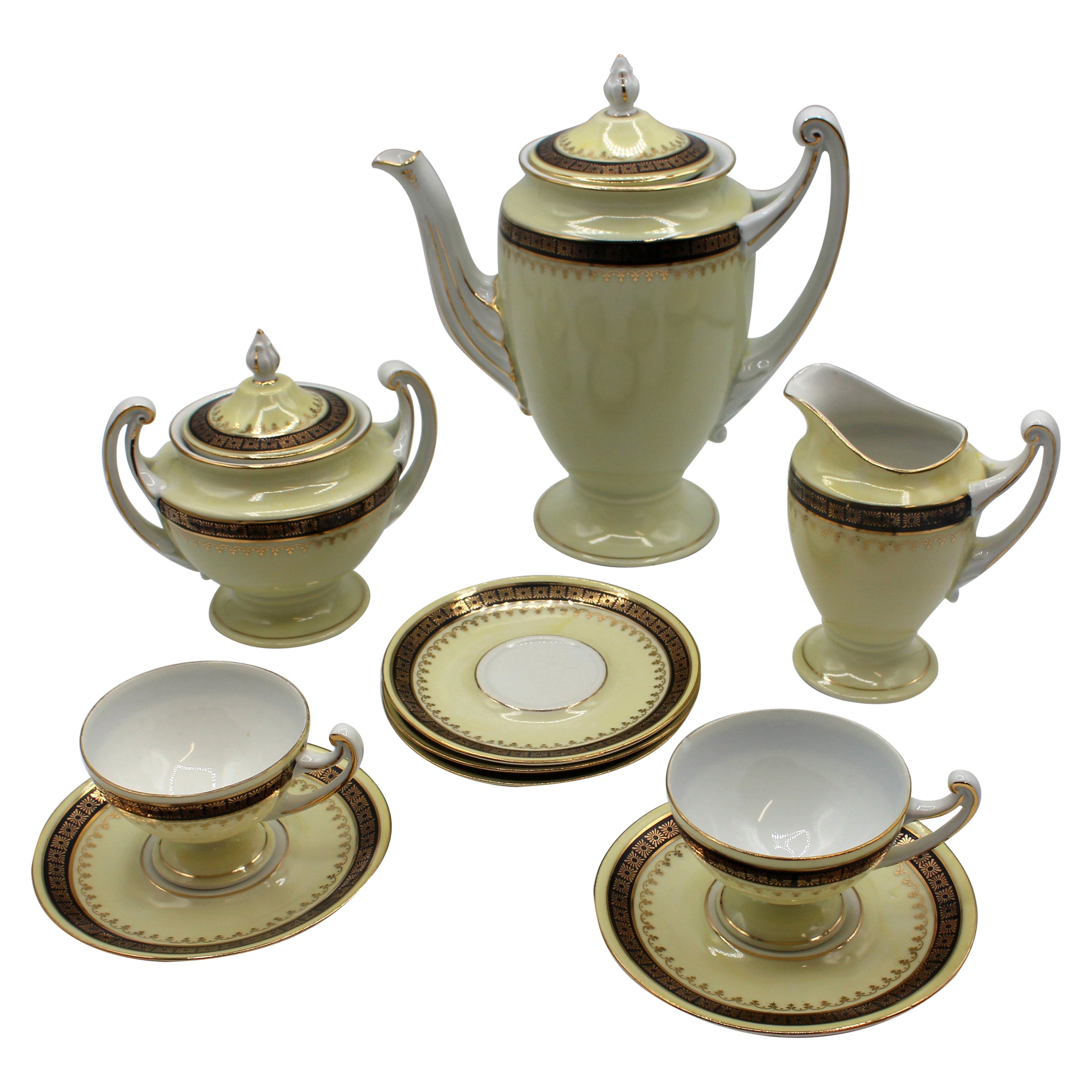 Set da caffè Demitasse ceco del XX secolo