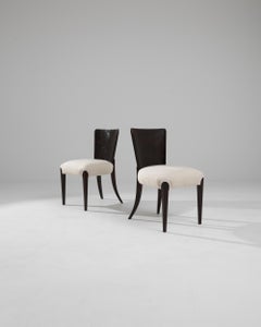 20th Century Czech Pair of Wooden Chairs by J. Halabala