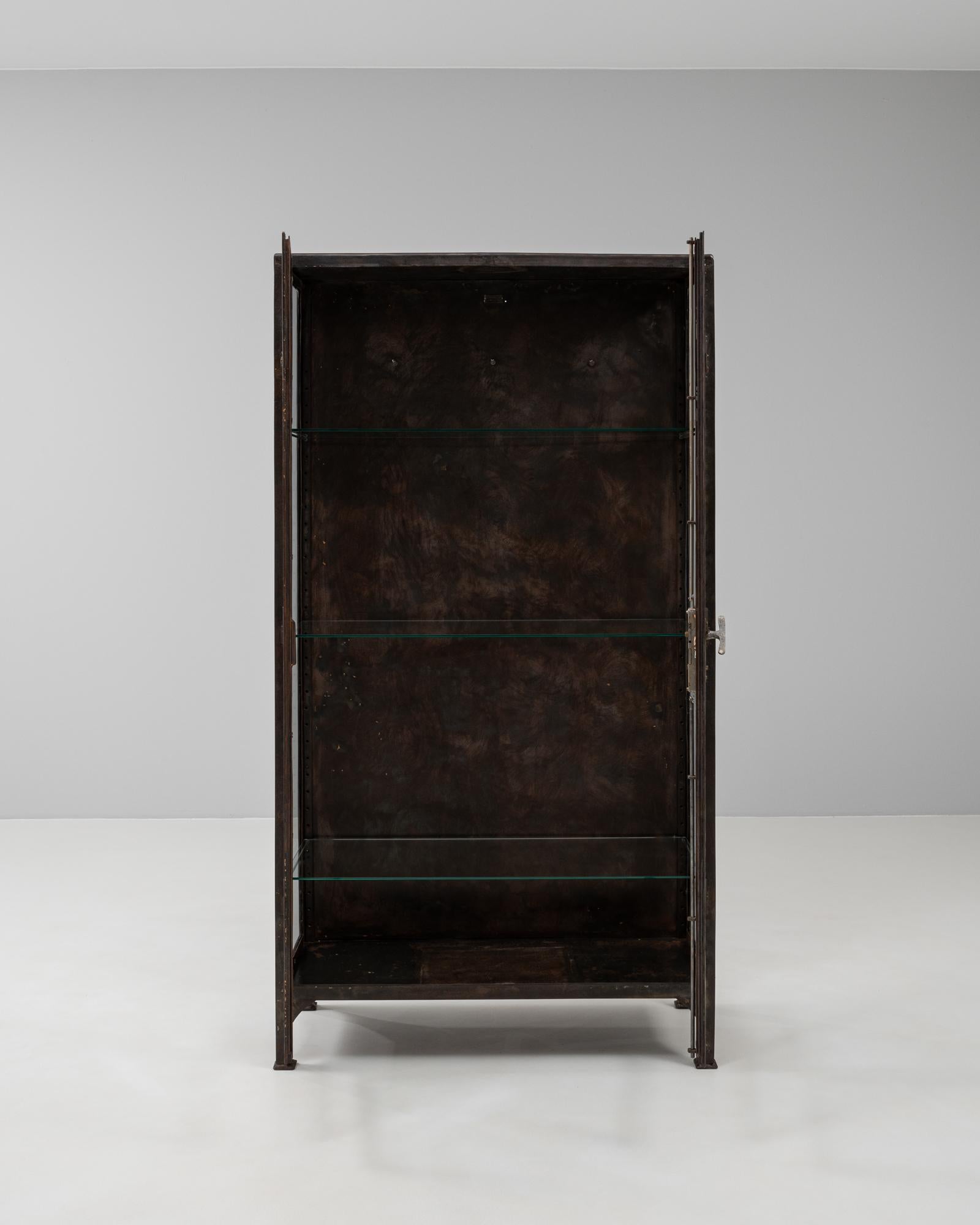 20th Century Czech Polished Medical Cabinet In Good Condition In High Point, NC